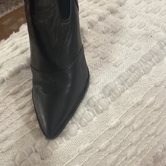 Black cow leather boots only wore a few times in good condition - Picture 9 of 10